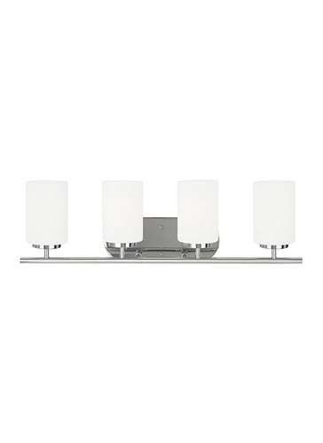 Sleek Chrome 4 Light Wall/Bath Light, Lighting, Laura of Pembroke