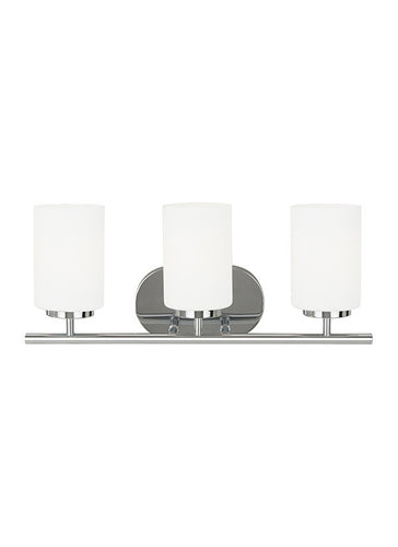 Sleek Chrome 3 Light Wall/Bath Light, Lighting, Laura of Pembroke