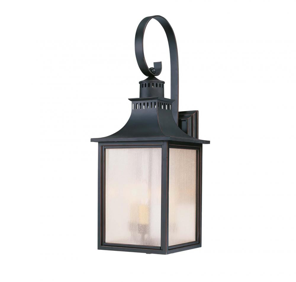 Slate Traditional Outdoor 3 Light Wall Sconce, Lighting, Laura of Pembroke