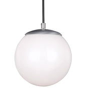 1 Light 8 inch Satin Aluminum Pendant Ceiling Light