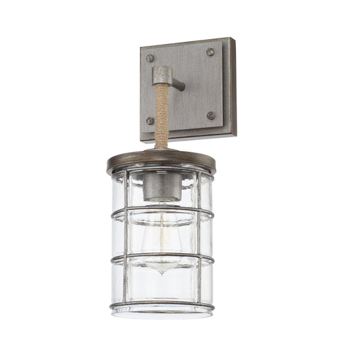 Colby Urban Grey 1 Light Sconce, Lighting, Laura of Pembroke