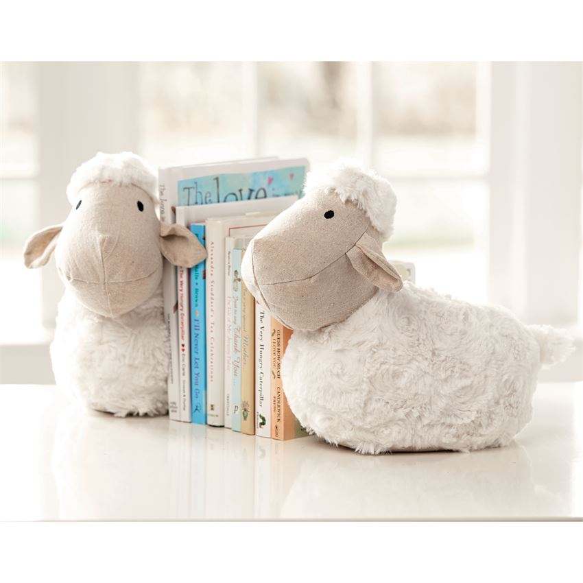 Lamb Bookends, Baby, Mud Pie, Laura of Pembroke