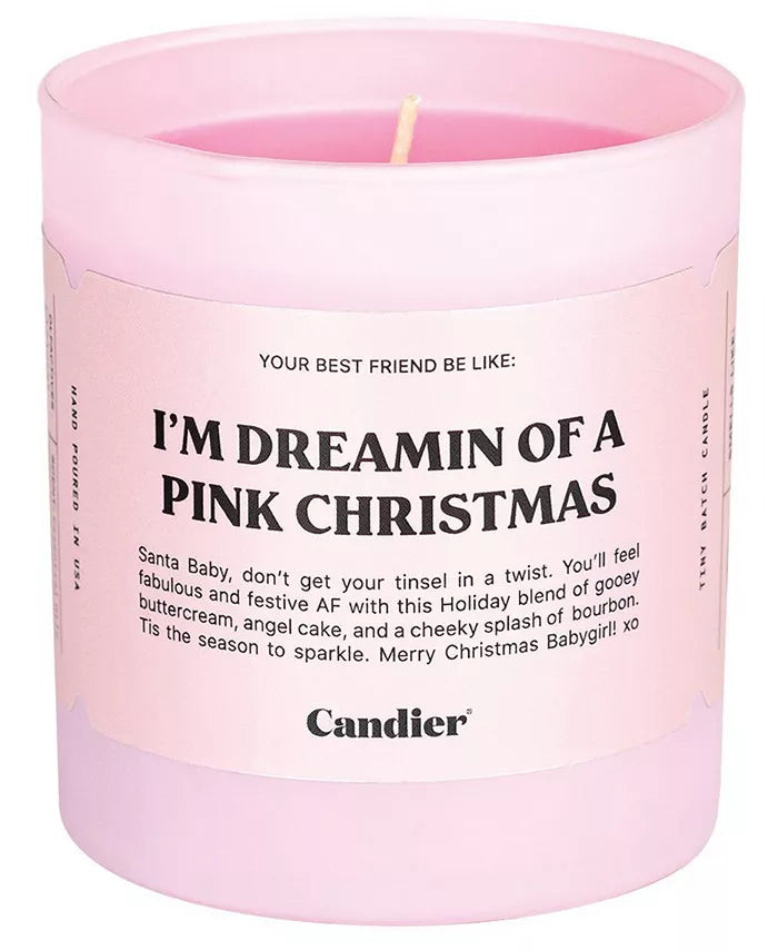 PINK XMAS CANDLE