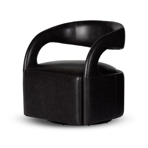 HAWKINS SWIVEL CHAIR-SONOMA BLACK