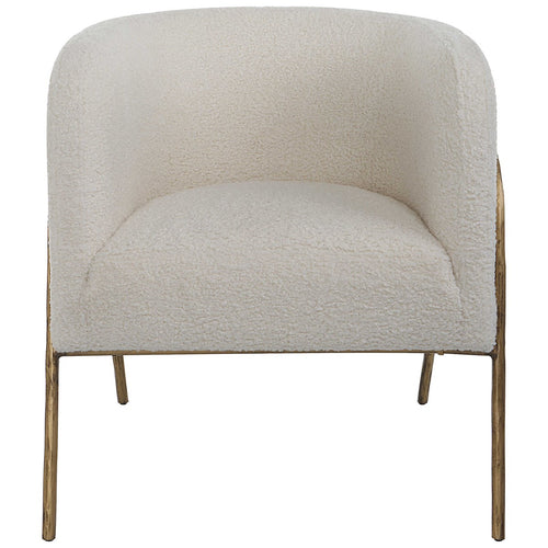 JACOBSEN ACCENT CHAIR, NATURAL SHEARLING