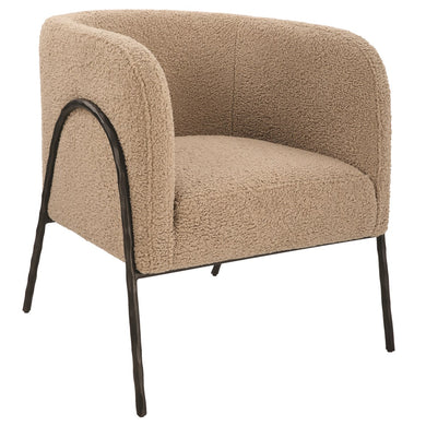 JACOBSEN ACCENT CHAIR, LATTE SHERLING