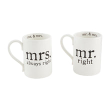 MR AND MRS RIGHT MUG