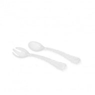 Alegria Salad Servers, White, Gifts, Beatriz Ball, Laura of Pembroke