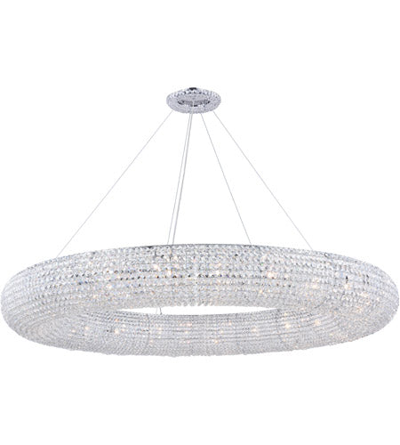24 Light 59 inch Chrome Chandelier Ceiling Light