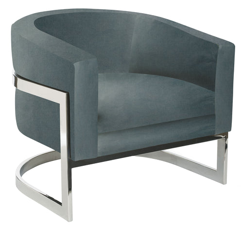 Metal Banded Accent Chair, Home Furnishings, Laura of Pembroke
