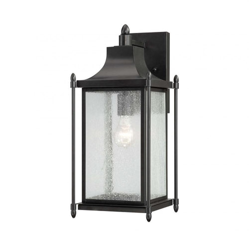 Black Transitional 1 Light Wall Lantern, Lighting, Laura of Pembroke