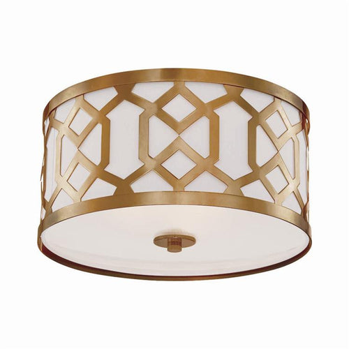 Geometric Aged Brass Ceiling Mount, Lighting, Laura of Pembroke