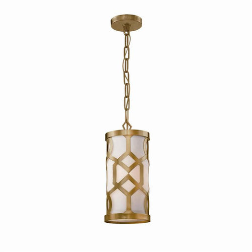Geometric Aged Brass Pendant, Lighting, Laura of Pembroke