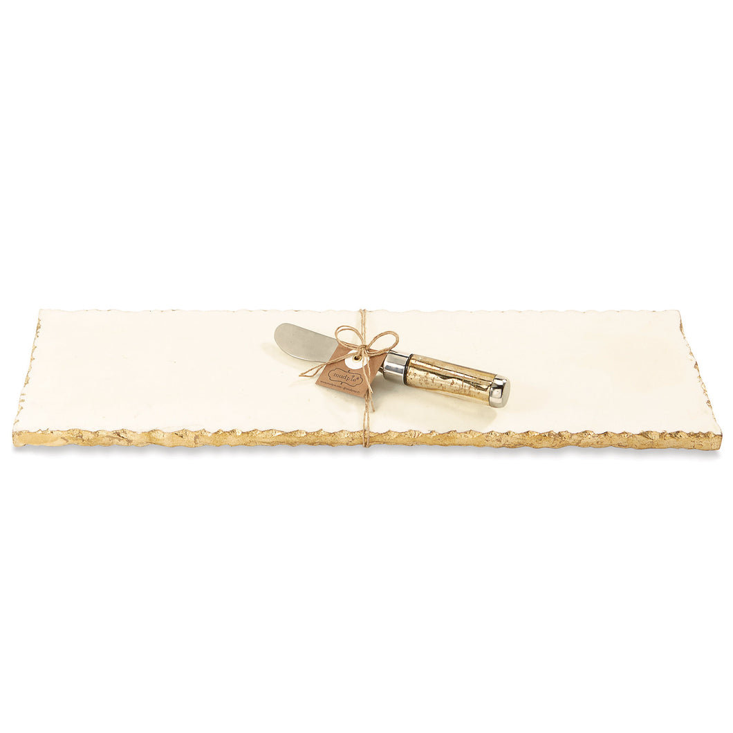 MARBLE & GOLD HOSTESS SET