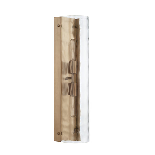 Lyra Aged Brass 2 Light Sconce, Lighting, Laura of Pembroke