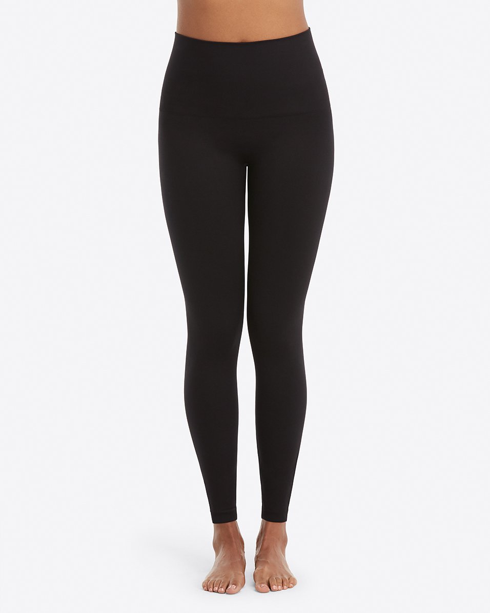 Black Seamless Leggings-Spanx - Shapewear for Women