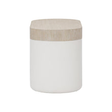 SOLARIA MIXED MATERIAL SIDE TABLE
