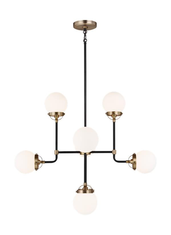 CAFE 8 LIGHT SMALL CHANDELIER