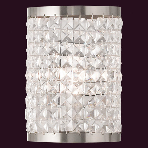 Clear Crystal Wall Sconce, Lighting, Laura of Pembroke