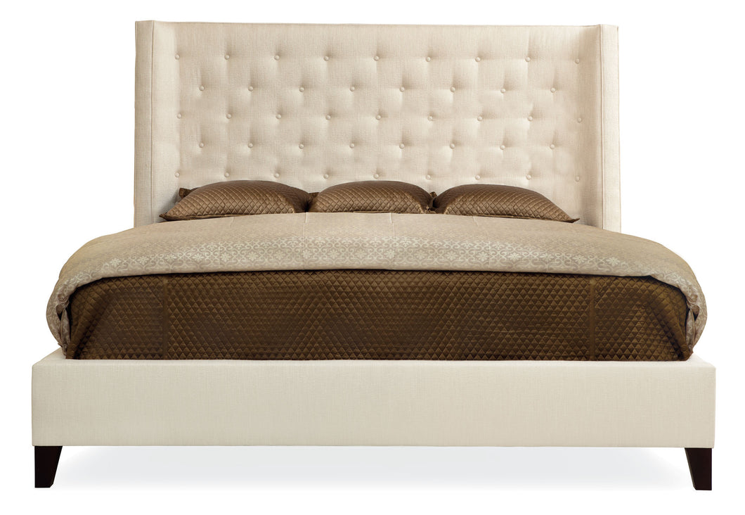 Wing Upholstered King Bed, Home Furnishings, Laura of Pembroke