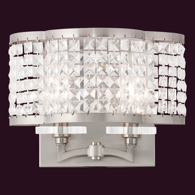 Clear Crystal Wall Sconce, Lighting, Laura of Pembroke