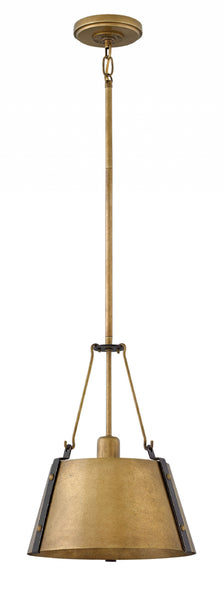 Rustic Brass Cartwright Pendant, Lighting, Laura of Pembroke