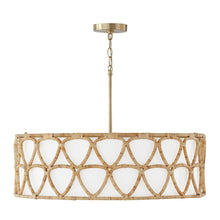 TULUM 4-LIGHT PENDANT, MATTE BRASS