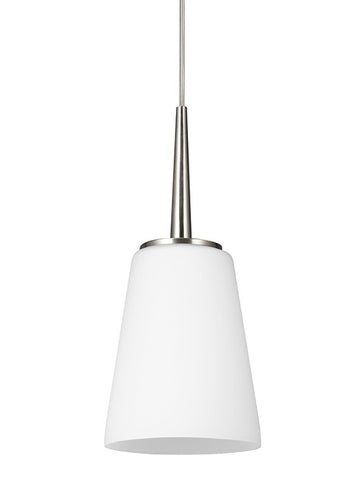 Etched White Glass Mini Pendant, Lighting, Laura of Pembroke