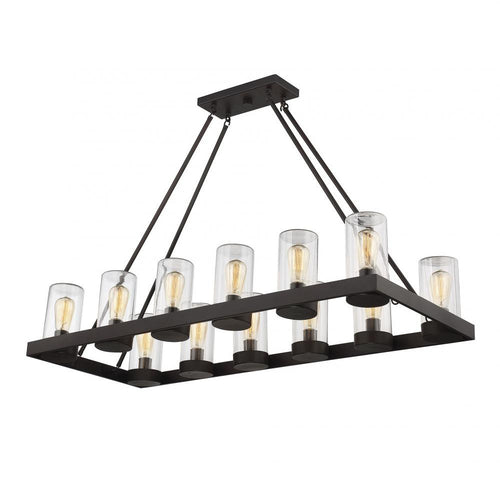 English Bronze Outdoor 12 Light Chandelier, Lighting, Laura of Pembroke