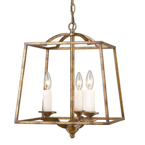 Grecian Gold 3 Light Pendant, Lighting, Laura of Pembroke