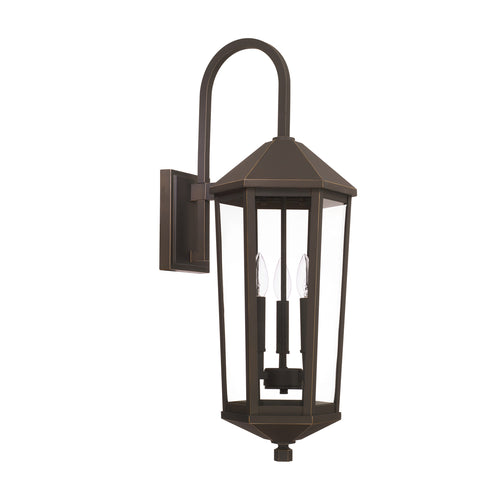 Ellsworth Oil Rubbed Bronze 3 Light Outdoor Wall Lantern, Lighting, Laura of Pembroke