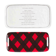 CHRISTMAS CHECK TRAY SET