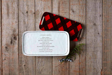 CHRISTMAS CHECK TRAY SET