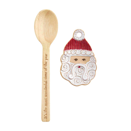 SANTA SWIRL SPOON SET