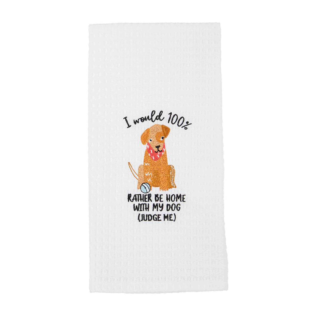 JUDGE ME WAFFLE TOWEL