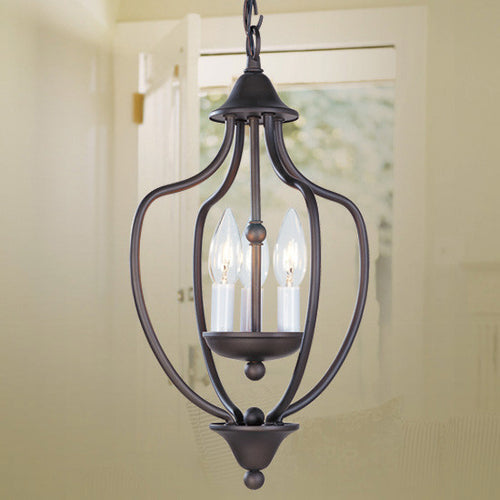 Black Iron 3 Light Lantern, Lighting, Laura of Pembroke