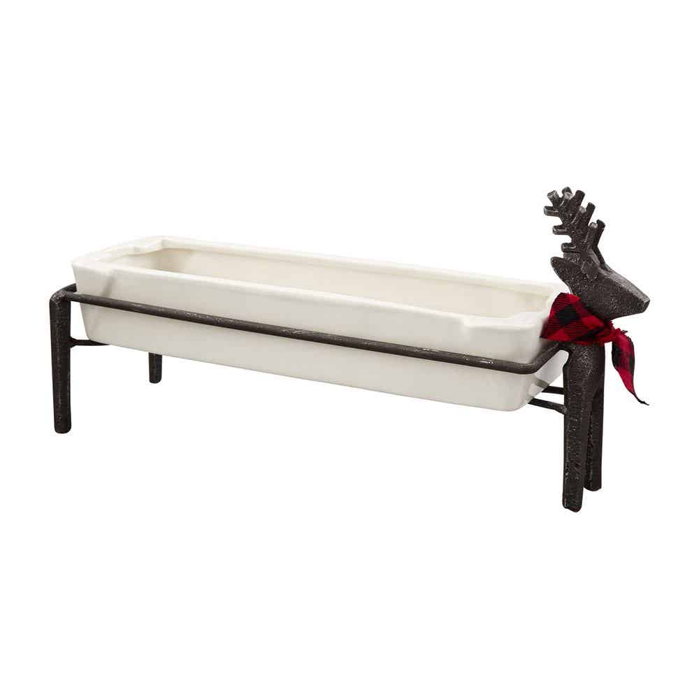 DEER CRACKER DISH SET