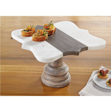 QUATREFOIL MARBLE PEDESTAL