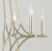 CLAIRE 6-LIGHT CHANDELIER, BRUSHED CHAMPAGNE