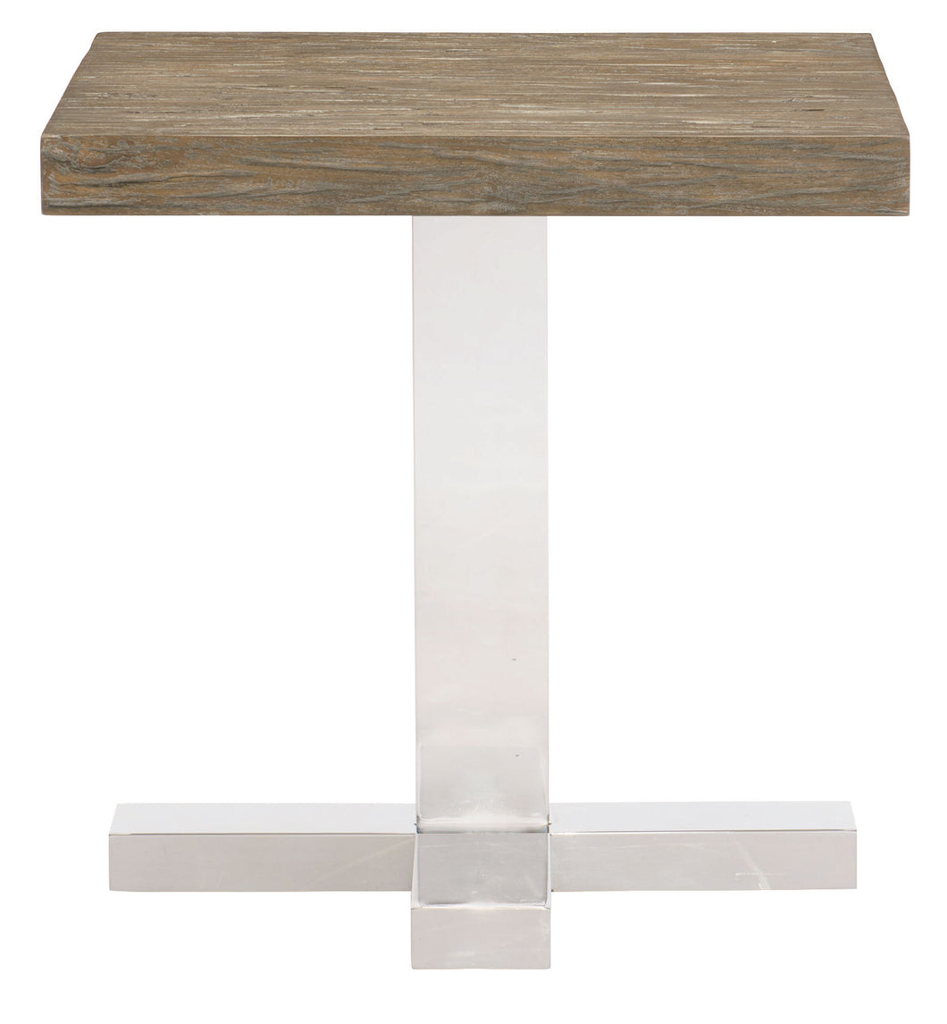 Wood Top Square End Table, Home Furnishings, Laura of Pembroke