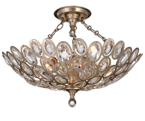Distressed Twilight 3 Light Ceiling Mount, Lighting, Laura of Pembroke
