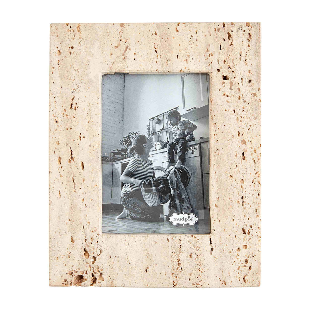 CREAM TRAVERTINE 4X6 FRAME