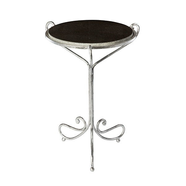 Black and Silver Occasional Table, Home Furnishings, Laura of Pembroke