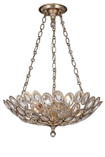 Distressed Twilight 3 Light Chandelier, Lighting, Laura of Pembroke