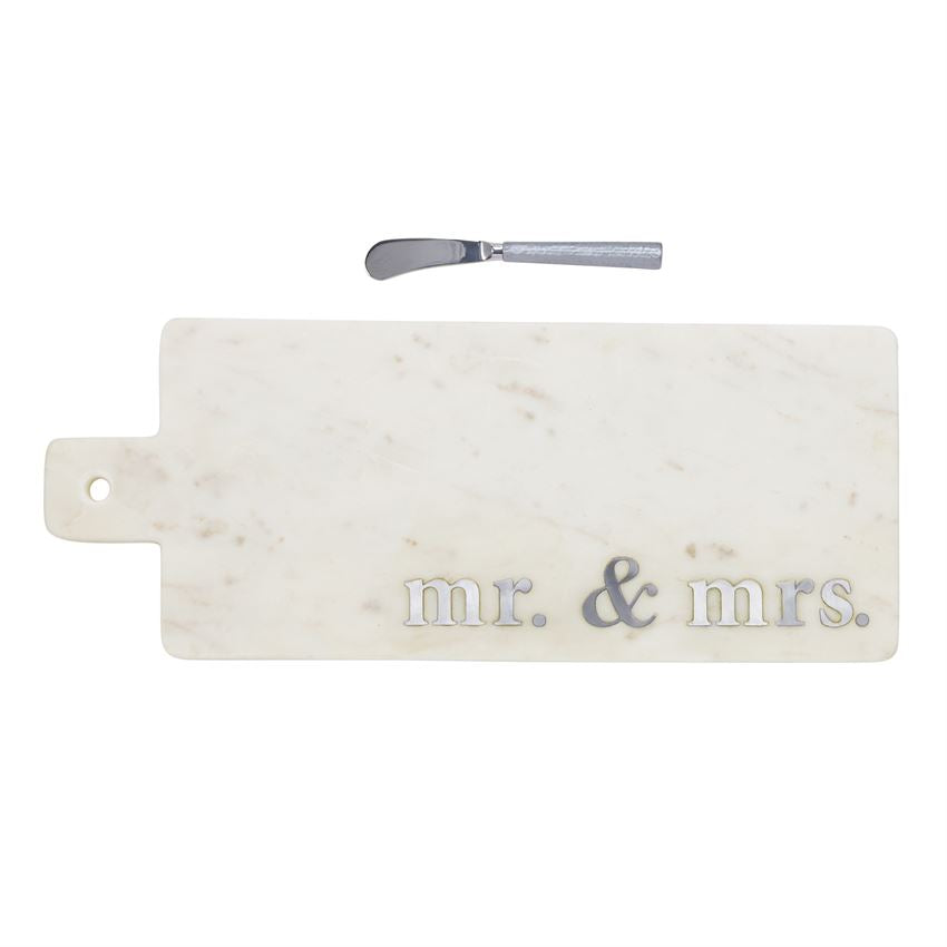 Marble Mr Mrs Board Set, Gifts, Mud Pie, Laura of Pembroke