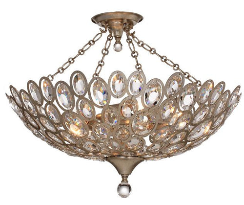 Distressed Twilight 5 Light Ceiling Mount, Lighting, Laura of Pembroke