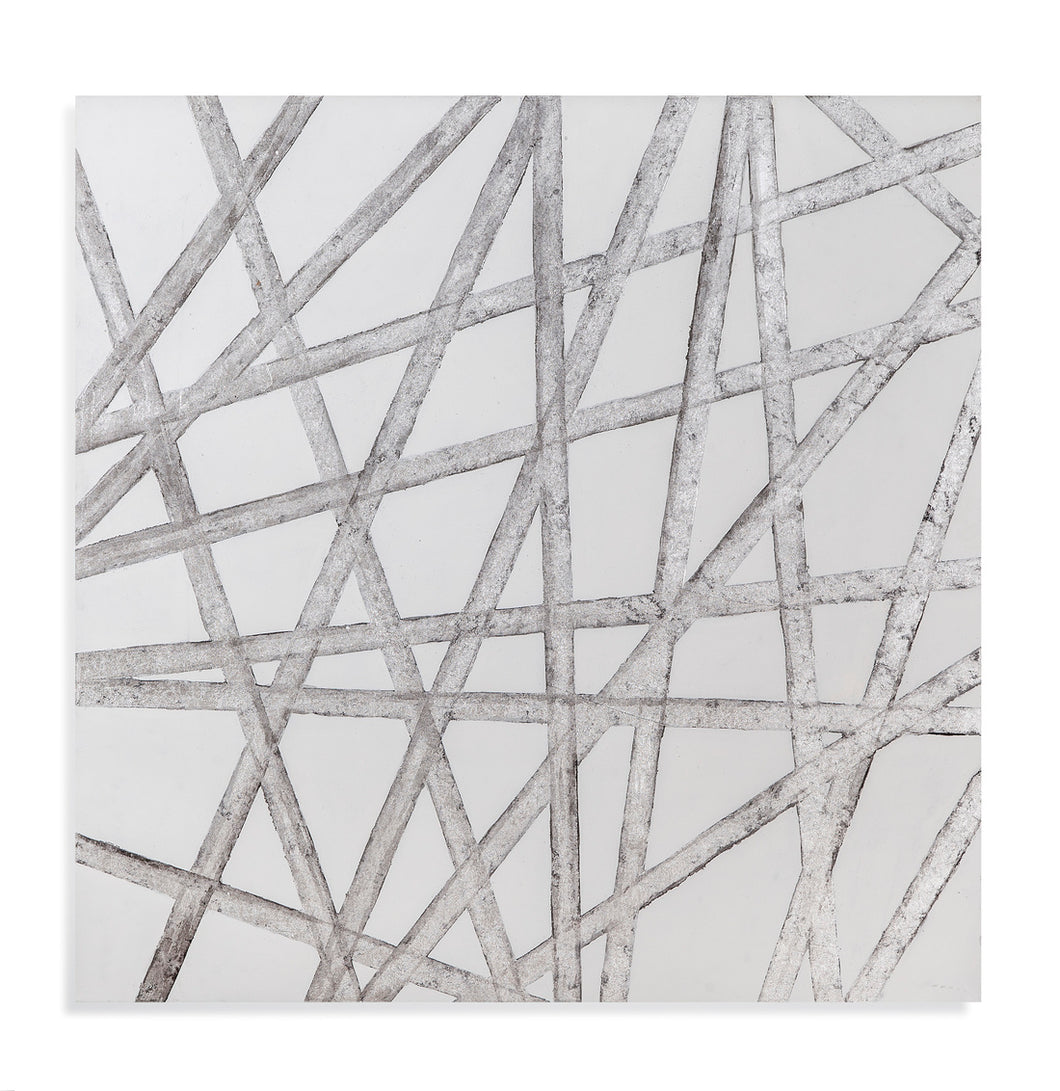 48x48 Radiant Silver Art, Home Accessories, Laura of Pembroke