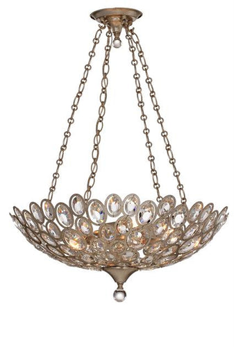 Distressed Twilight 5 Light Chandelier, Lighting, Laura of Pembroke