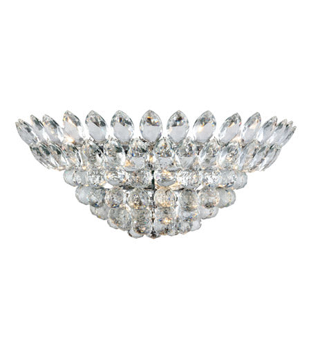 4 Light 20 inch Chrome Wall Sconce