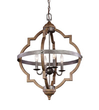 4 Light 21 inch Stardust Foyer Light Ceiling Light